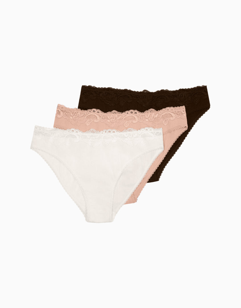 Set 3 slip a vita media INCANTO MD1353